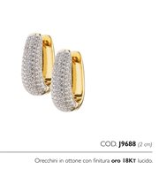 Orecchini Sovrani Donna in Ottone J9688 - J9688